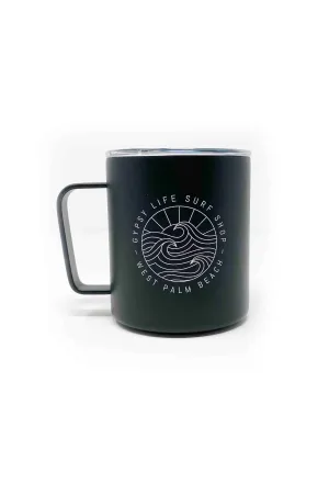 12oz Camp Cup - Black with White Gypsy Life OG Logo