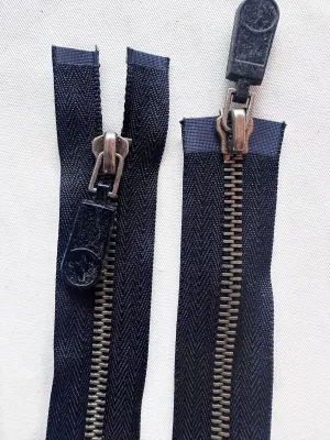 2 Way Gunmetal Black Zipper #5