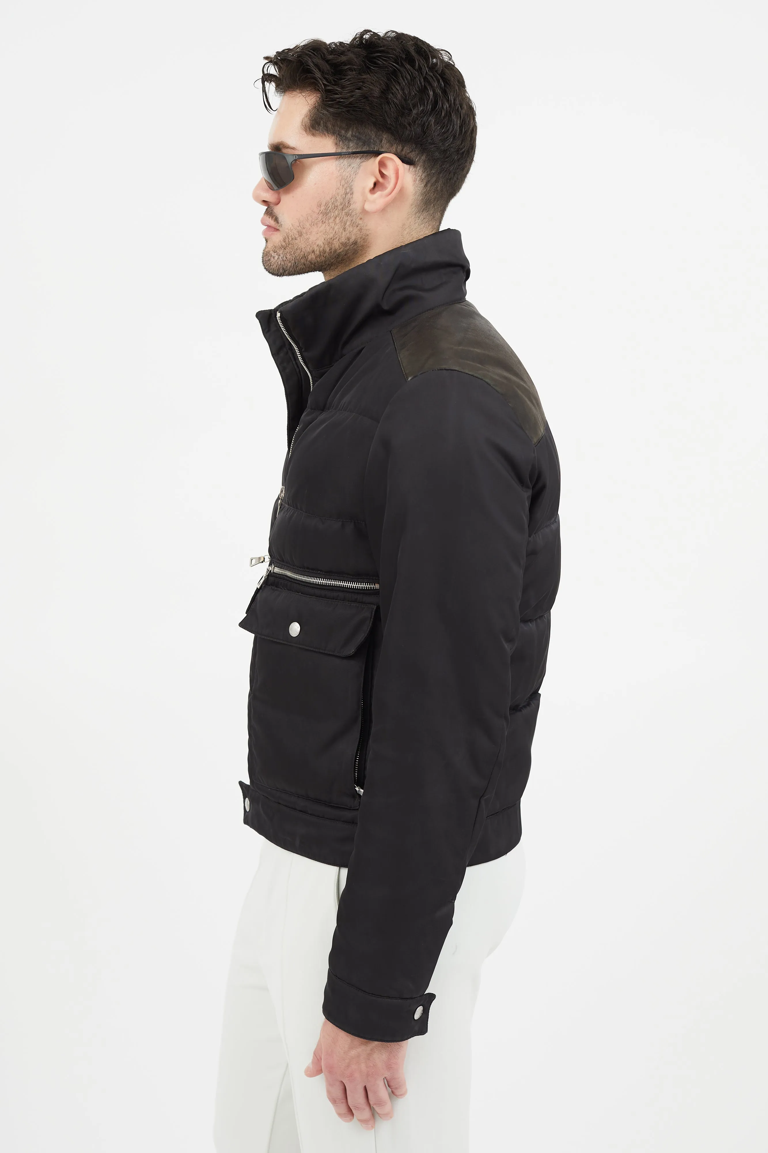 2010 Black Nylon Down Jacket