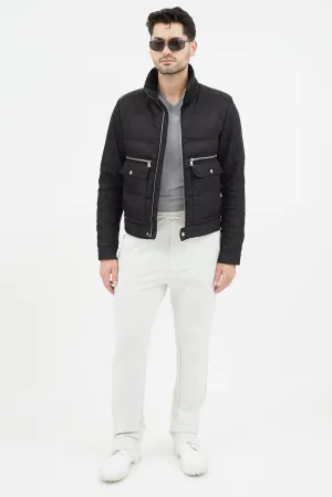 2010 Black Nylon Down Jacket