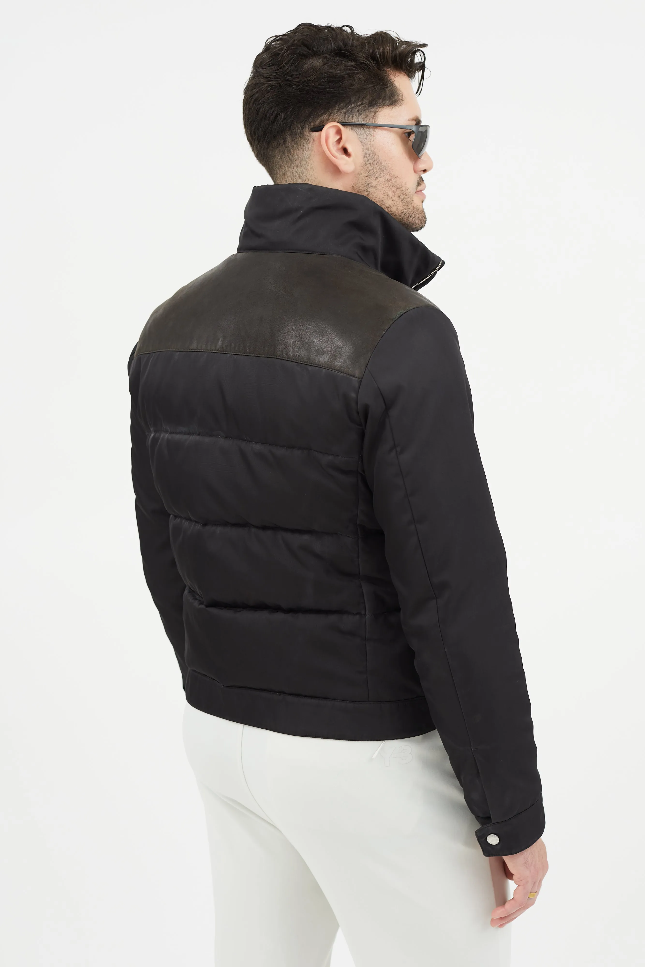 2010 Black Nylon Down Jacket