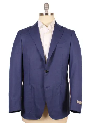 Canali Kei Patch Pocket Sport Jacket in Royal Blue