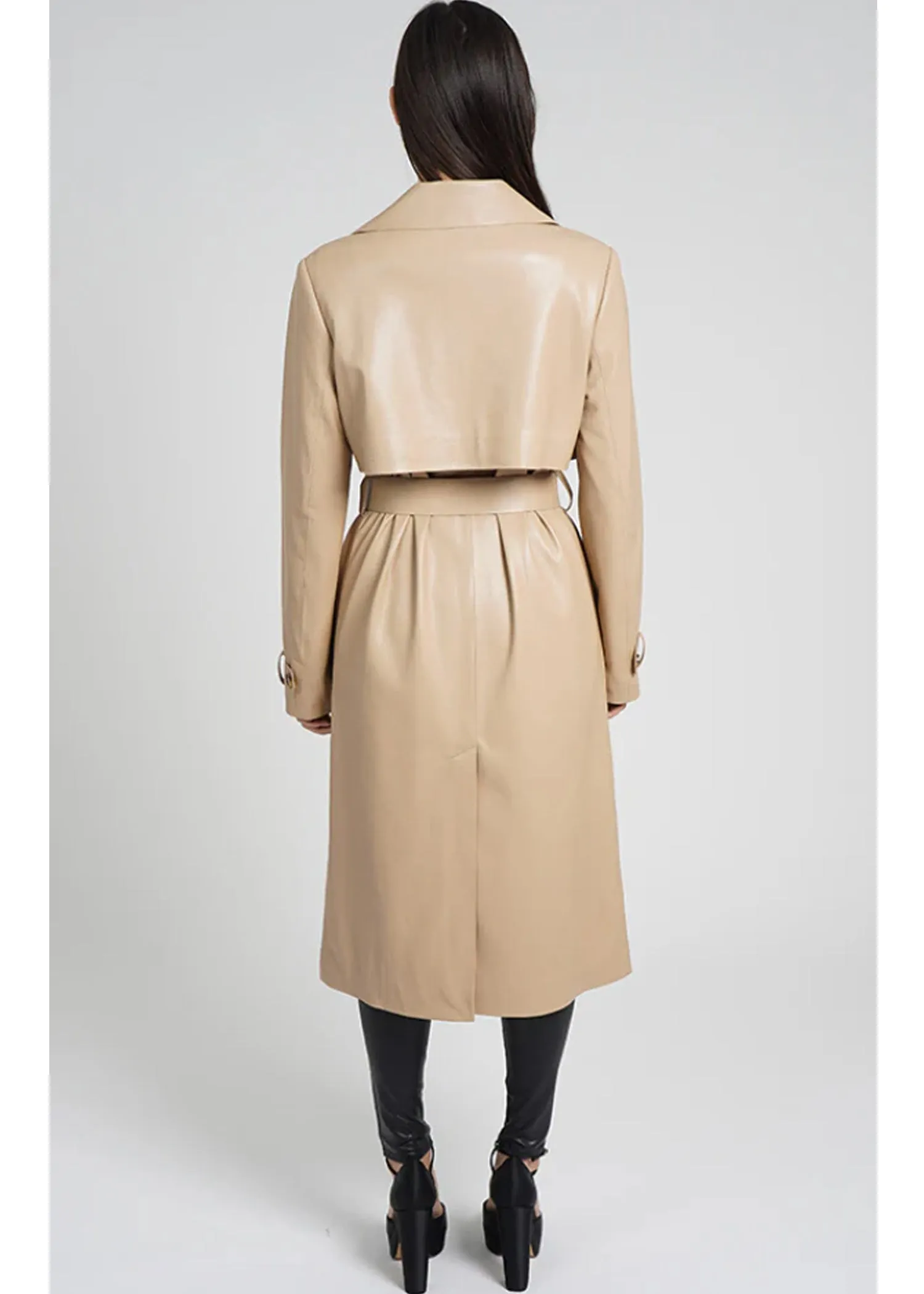 Carter Coat in Beige - Love Token