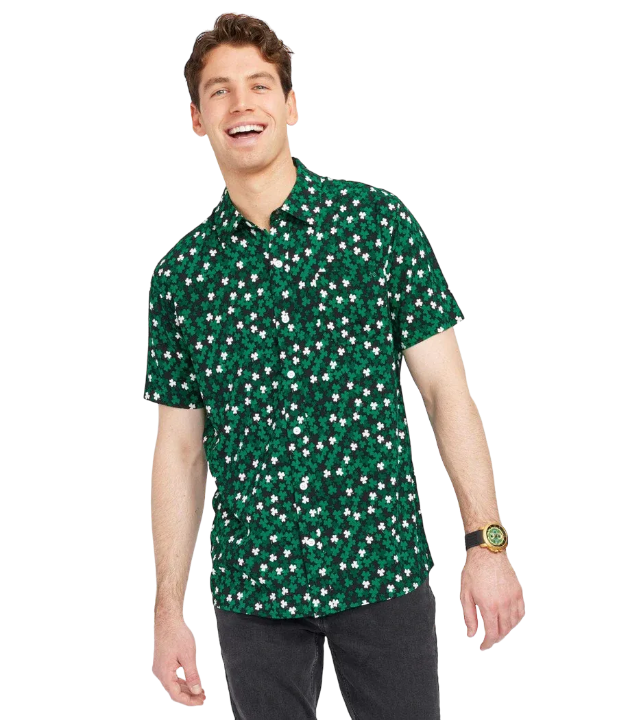 Clover Confetti Button Front Shirt