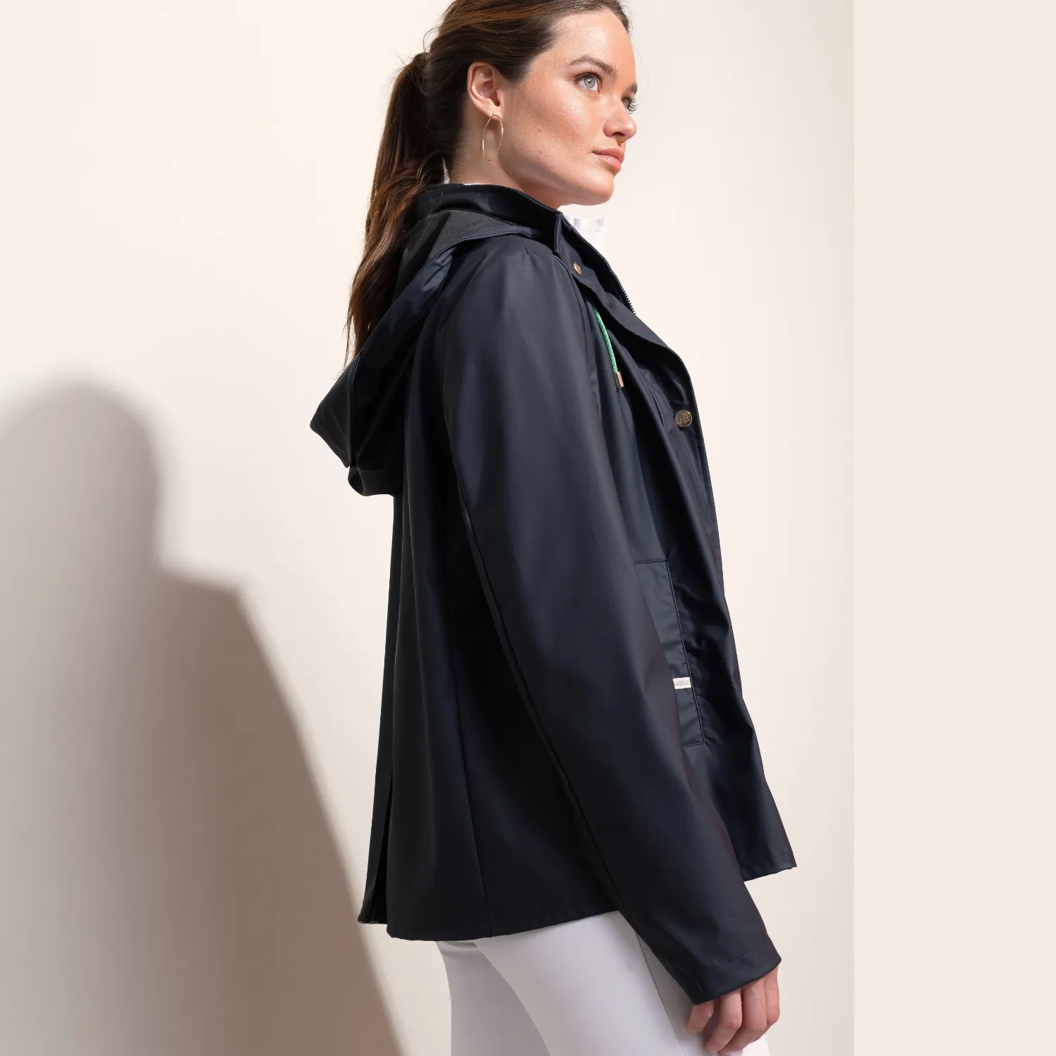 Dada Sport Tempo Ladies Rain Coat Airbag Compatible, Marine