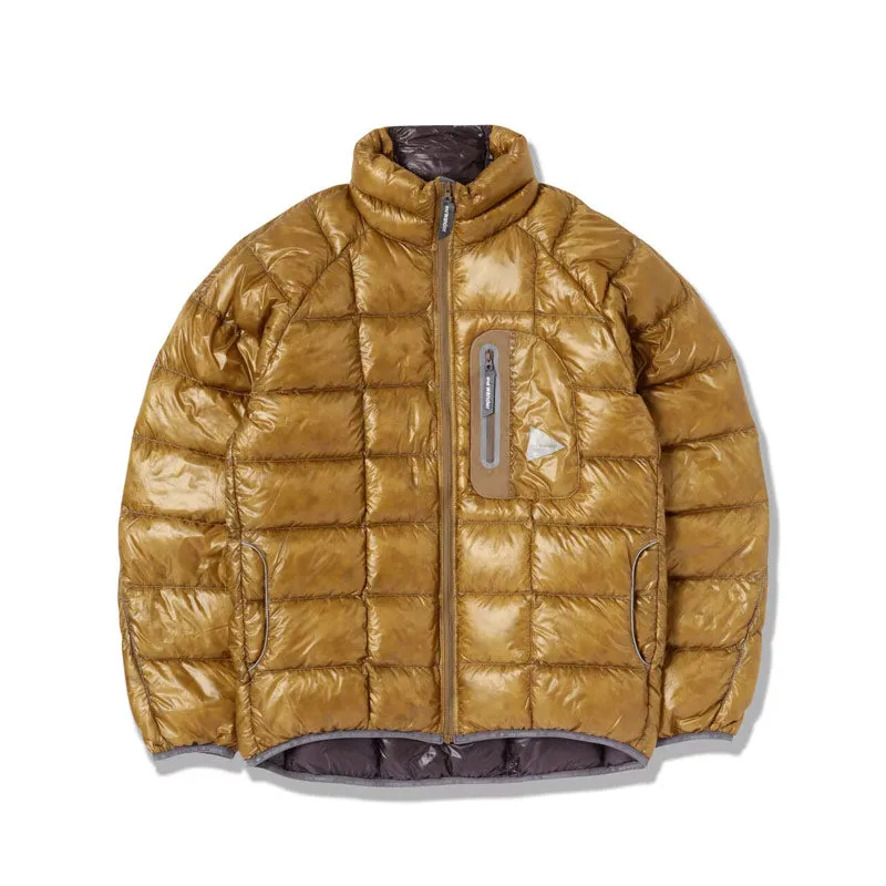 Diamond Stitch Down Jacket Camel