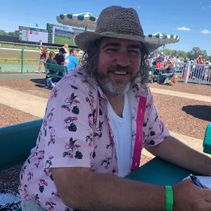 Frisky Flamingos Button Down Shirt
