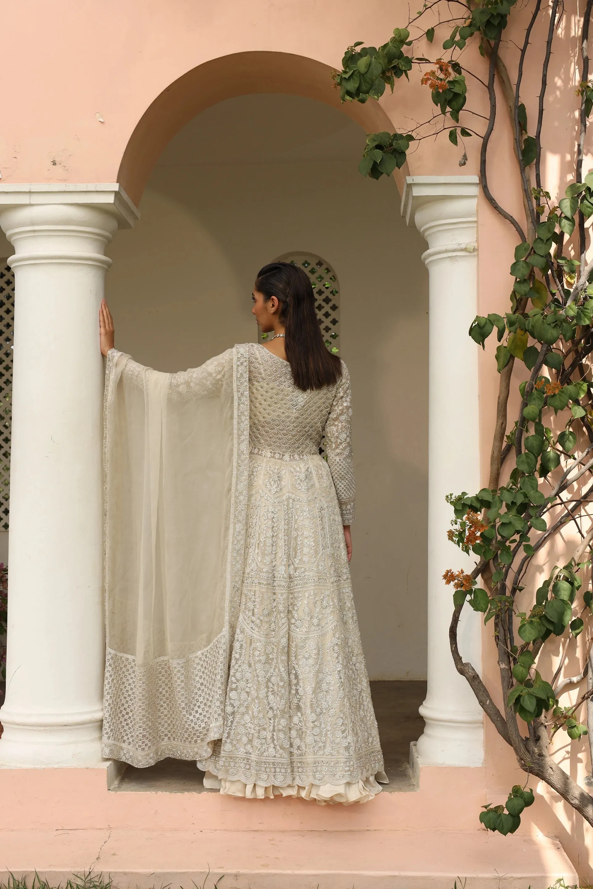 Heavy Embroidered Jacket and Lehenga Set
