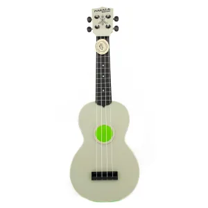 Kala Waterman Water-Resistant Soprano Ukulele - Translucent Green