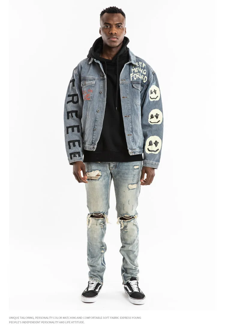Kanye Kids See Ghosts Cowboy Denim Jacket