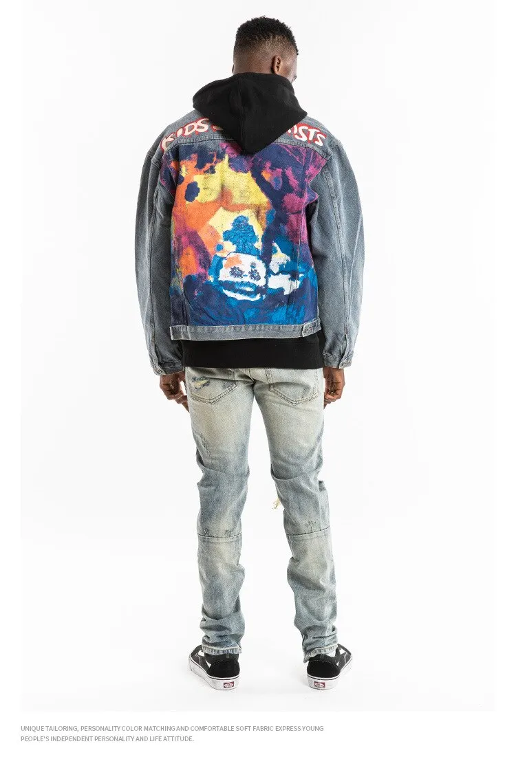 Kanye Kids See Ghosts Cowboy Denim Jacket