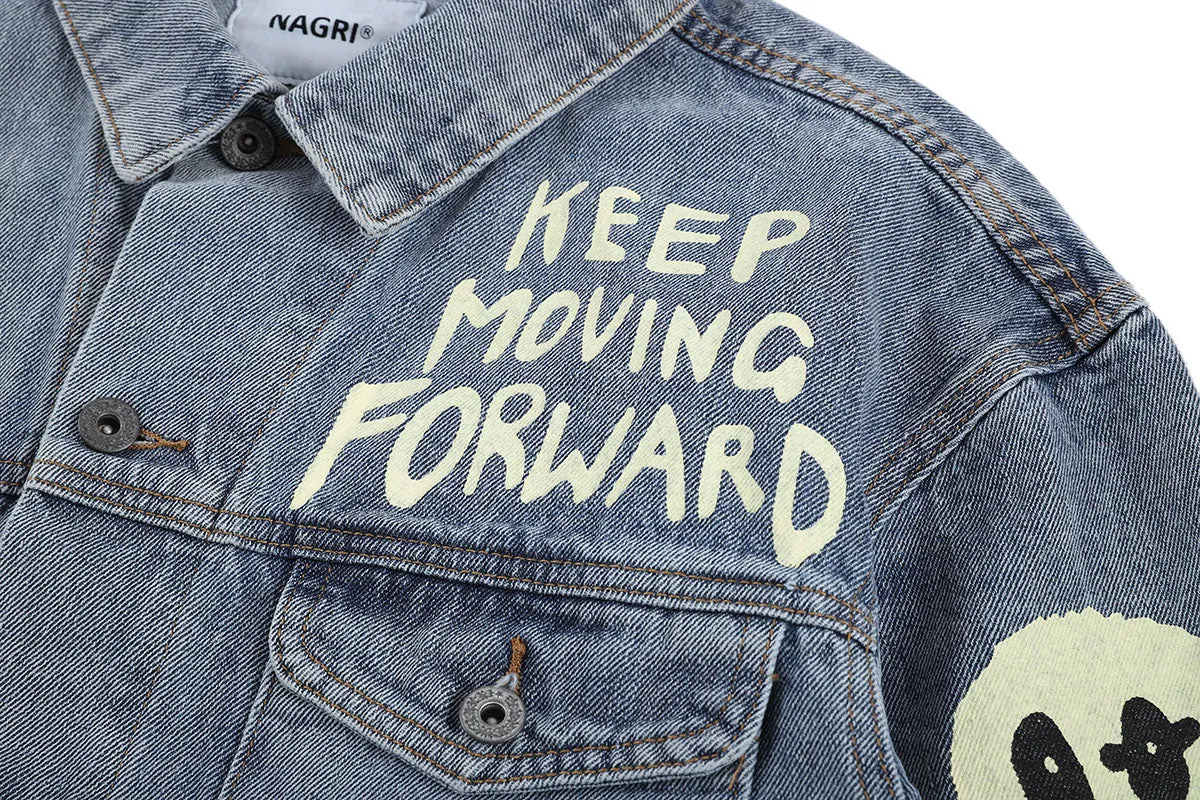 Kanye Kids See Ghosts Cowboy Denim Jacket