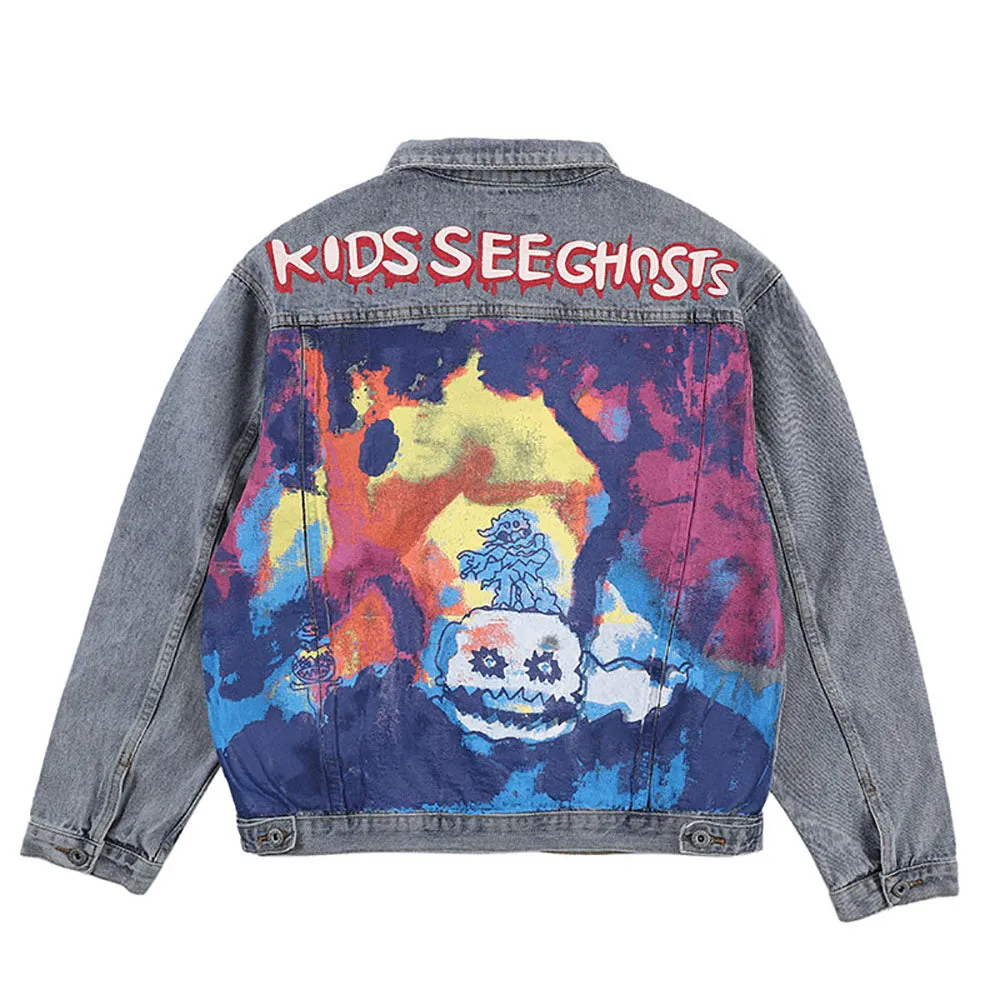 Kanye Kids See Ghosts Cowboy Denim Jacket