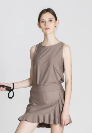 La Luna Sport Top - Warm Taupe
