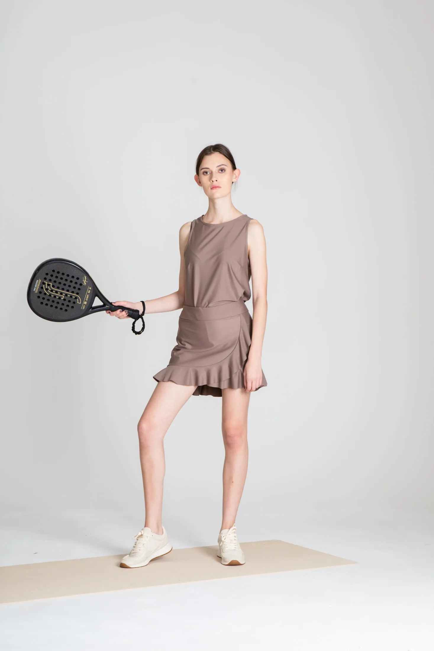 La Luna Sport Top - Warm Taupe