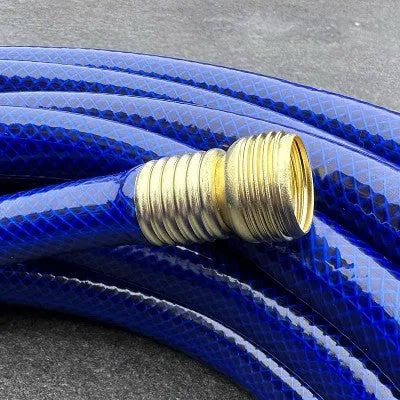Open Box - Ray Padula InfiniFlo 100ft Silver Medium Duty Garden Hose