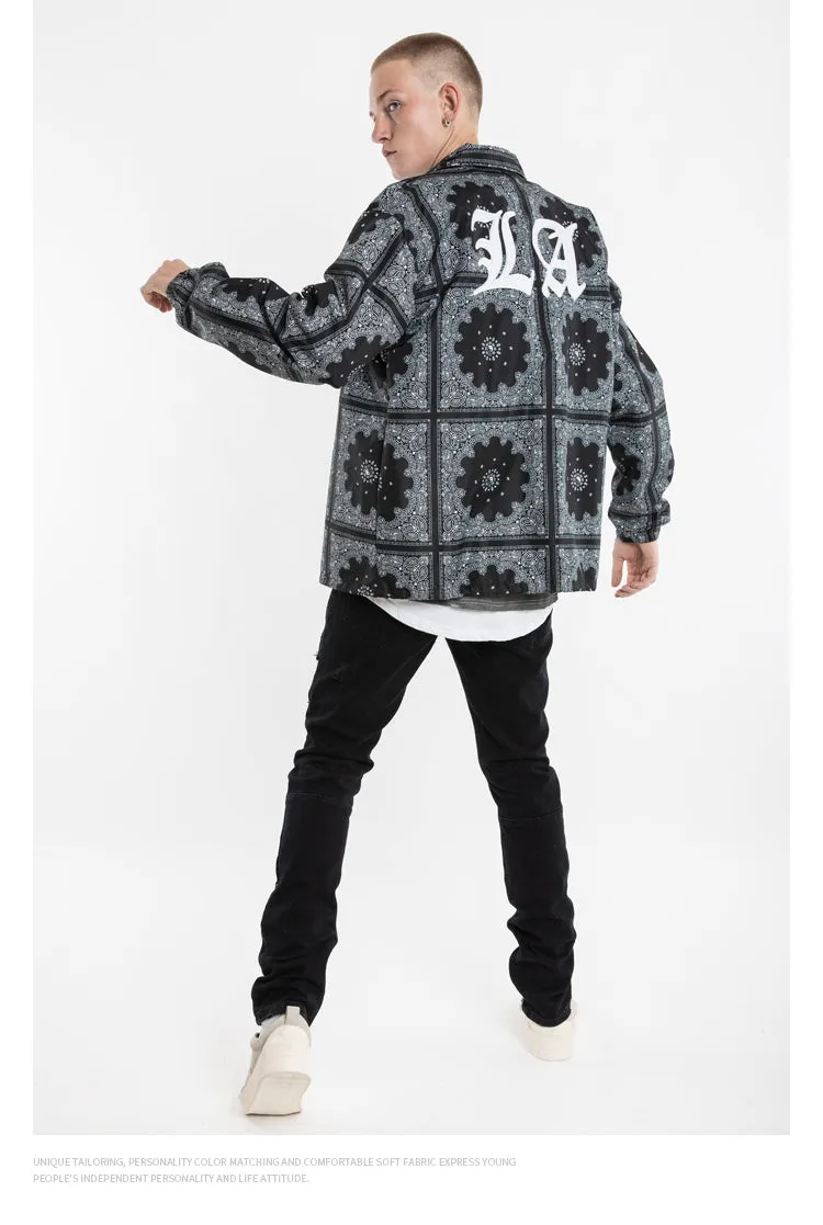Oversize Flower LA Jacket