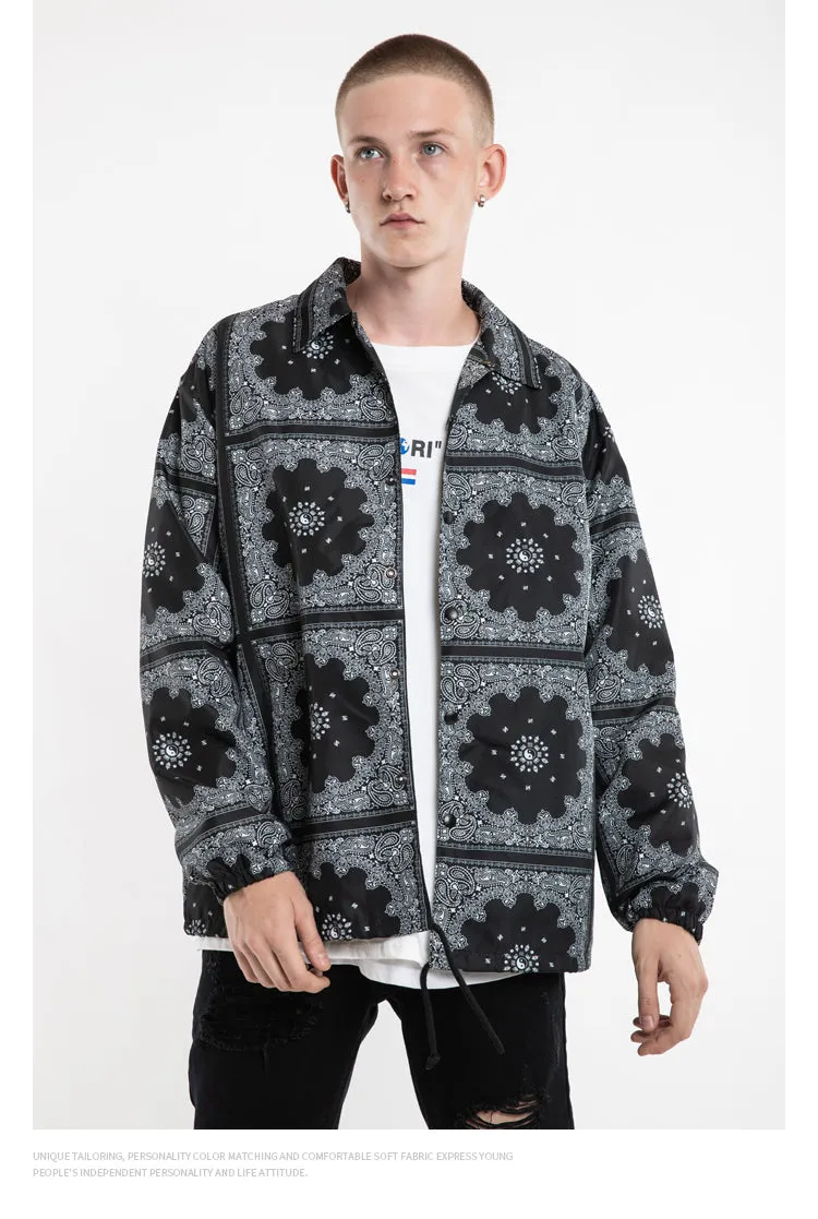 Oversize Flower LA Jacket