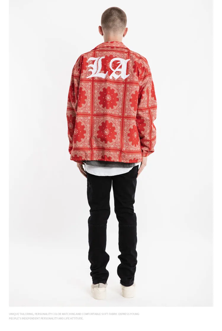 Oversize Flower LA Jacket
