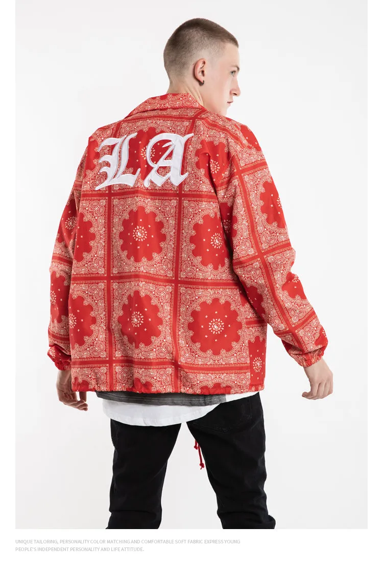 Oversize Flower LA Jacket