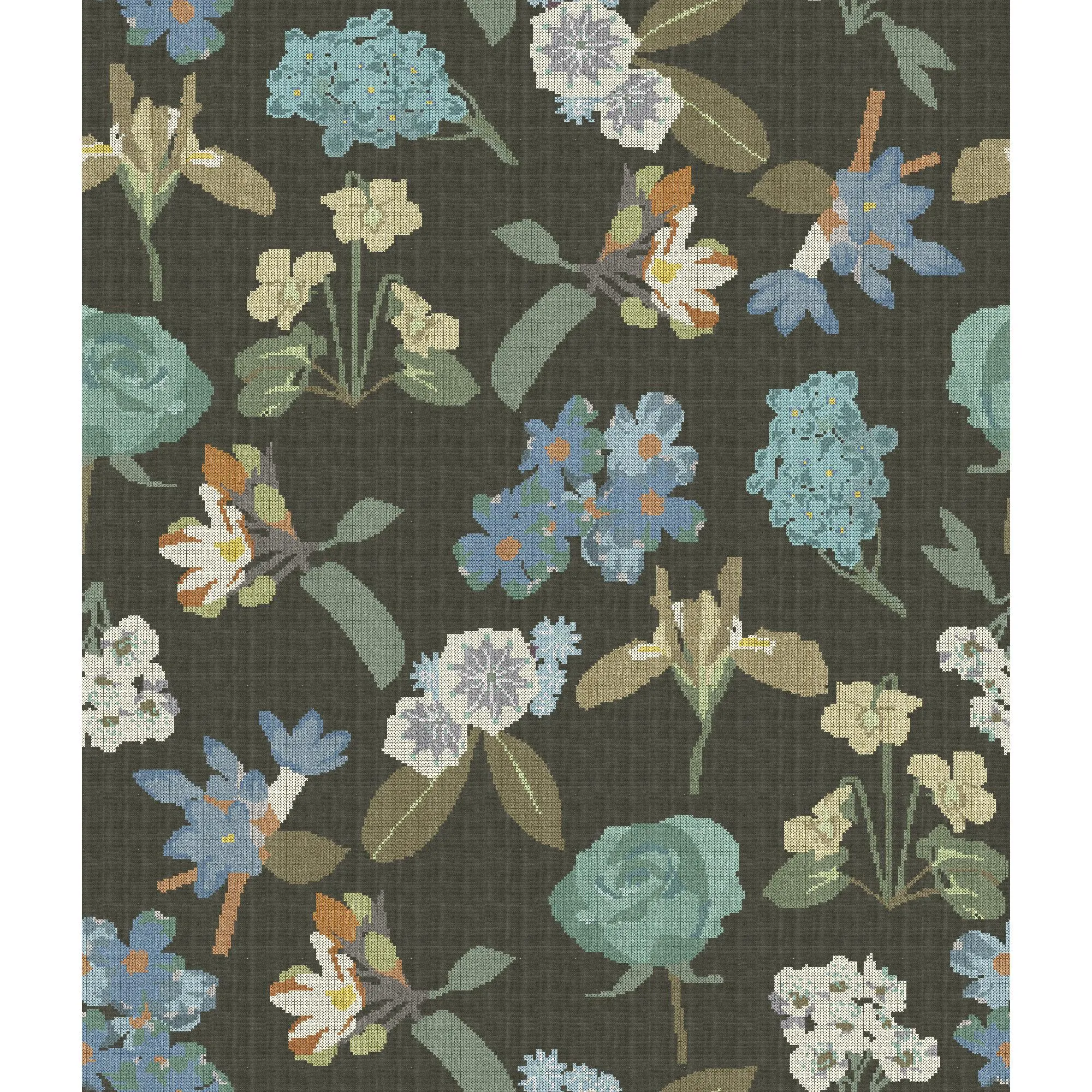 P2309a3 Tapestry of Flowers - Tote Bag 16x16
