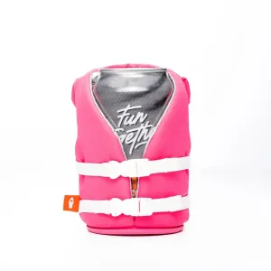 Puffin Can Koozie:  The Buoy - Party Pink