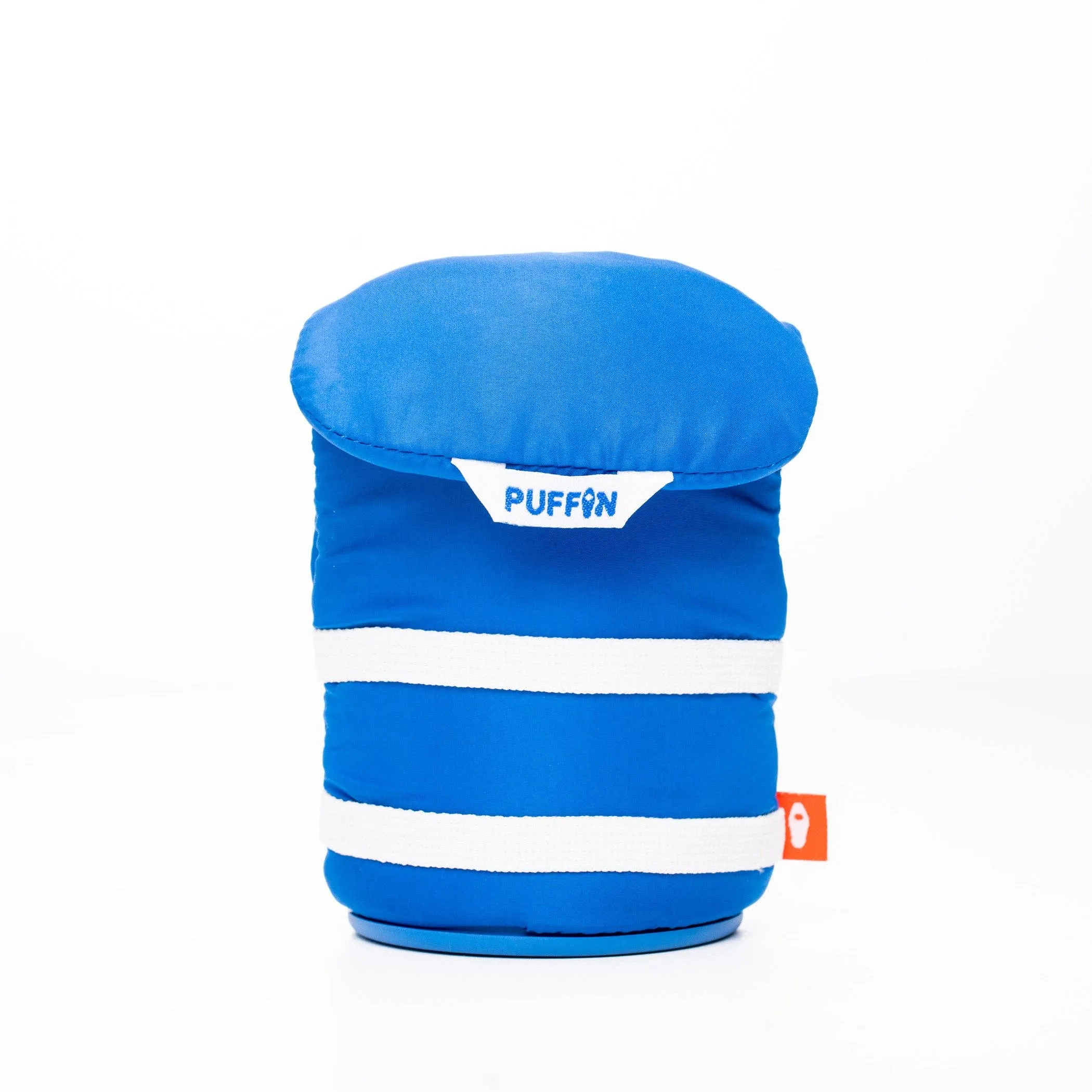 Puffin Can Koozie:  The Buoy - Varsity Blue