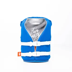 Puffin Can Koozie:  The Buoy - Varsity Blue